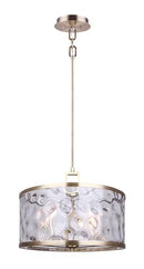 CANARM FRANKIE 5-LIGHT CHANDELIER, MODERN CEILING LIGHT - GOLD - Like New