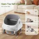 YIZFERN SELF CLEANING LITTER BOX FOR MULTIPLE CATS AUTOMATIC CAT LITTER BOX - Like New