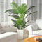Fopamtri Artificial Areca Palm Plant 5 Feet Fake Palm Tree with 17 Trunks 2 Pack - Like New