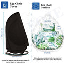Rkufoze Soft Polyester Pillow Hawaii Egg Chair Cushion Headrest 18x4 - Red - Brand New