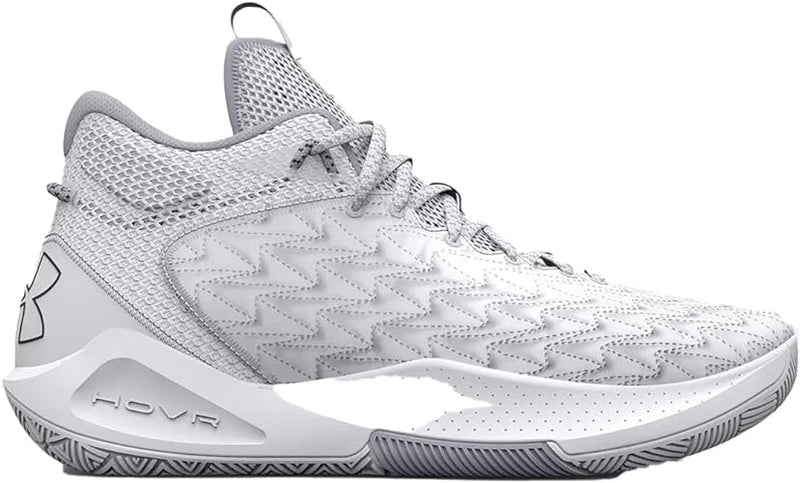 UNDER ARMOUR UNISEX HOVR HAVOC 5 CLONE TEAM 3024979-102 WHITE/BLACK 13 - Like New