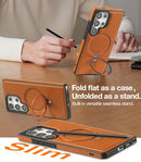 BULLROYE GALAXY S25 ULTRA CASE STAND MAGNETIC MAGSAFE RING NO PROTECTOR - BROWN - Like New