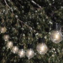 Touch Of ECO Solar Patio Bulb String Lights NITEBULBS 12.5 foot - WARM WHITE Like New