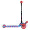 HUFFY MARVEL SPIDEY HIS AMAZING FRIENDS 3-WHEEL SCOOTER LED LIGHTS - RED/BLUE - Like New