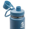 TAKEYA ACTIVES WATER BOTTLE WITH SPOUT LID 18 OZ - BLUESTONE - Like New