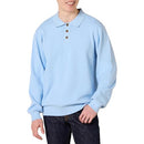AMAZON ESSENTIALS MEN'S RELAXED-FIT KNIT POLO SWEATER MEN M POWDER BLUE - Brand New