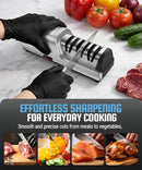 LEFUGO Electric Knife Sharpener Kitchen Knives Detachable Sharpening Head - Like New