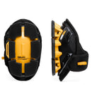 TOUGHBUILT GELFIT STABILIZER KNEE PADS HEAVY-DUTY. TBL-KP-G205-R - BLACK/YELLOW - Like New