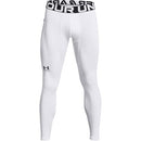 1366075 UNDER ARMOUR MEN'S COLDGEAR LEGGINGS WHITE SIZE L - Brand New