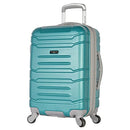 OLYMPIA U.S.A DENMARK 22" EXPANDABLE LIGHTWEIGHT CARRY ON SUITCASE - TEAL - Brand New