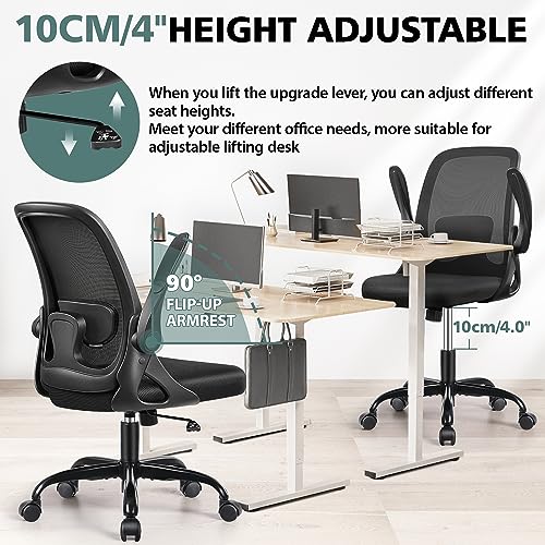 Office Chair Ergonomic Desk Chairs with Lumbar Comfort Breathable 4'',  WR189 - Like New