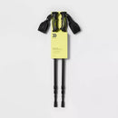 ALL IN MOTION 2PK ADJUSTABLE TREKKING POLES: ALUMINUM, RUBBER HANDLES - BLACK - Like New