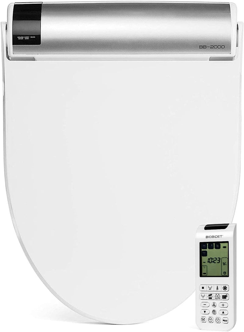 Bio Bidet Bliss BB2000 Elongated White Smart Toilet Seat - White - Like New