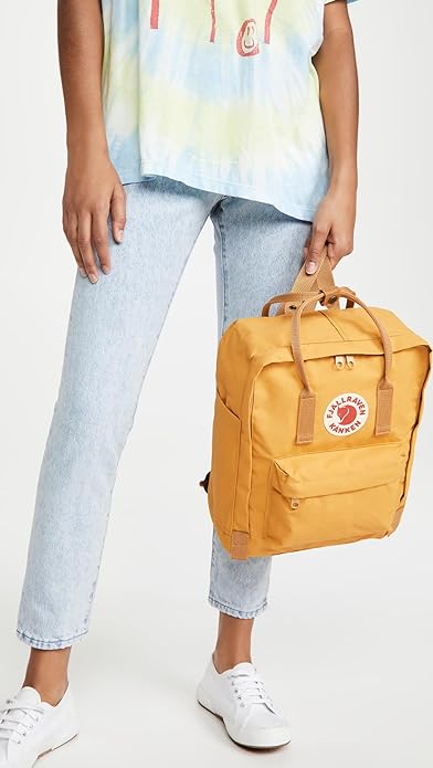 Fjallraven Classic Kanken Original Backpack - Ochre - Like New