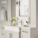 MOEN HALLE ONE-HANDLE HIGH ARC BATHROOM FAUCET - BRUSHED NICKEL - Like New