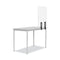 MASTERVISION PROTECTOR SERIES FRAMELESS GLASS DESKTOP DIVIDER 55.1 X 0.16 X 35.4 - Brand New