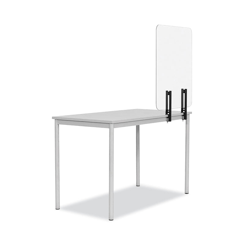 MASTERVISION PROTECTOR SERIES FRAMELESS GLASS DESKTOP DIVIDER 55.1 X 0.16 X 35.4 - Brand New