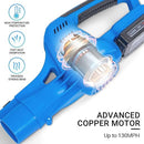 WISETOOL 20V Cordless Leaf Blower Battery and Charger QS-DCLB20B - BLACK/BLUE - Like New