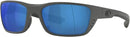 COSTA DEL MAR WHITETIP MENS POLARIZED SIZE 58 - MATTE GRAY/BLUE MIRROR 580G - Like New