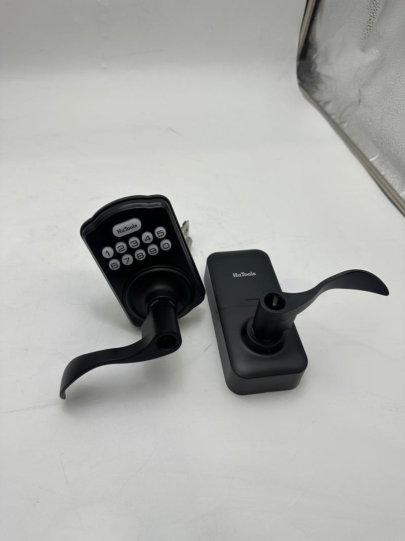 HUTOOLS ELECTRONIC KEYPAD LEVER DOOR LOCK KS04 - BLACK - Like New
