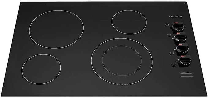 For Parts: Frigidaire 30" Electric Cooktop 4 Elements FFEC3025US PHYSICAL DAMAGE