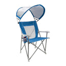 GCI Outdoor Sunshade Captain's Chair Collapsible Folding Canopy Shade - Blue - Like New