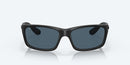 COSTA DEL MAR JOSE SUNGLASSES - BLACKOUT FRAME, GRAY POLARIZED LENSES, 62-16-130 - Like New