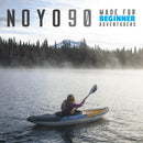 Aquaglide Noyo 90 Inflatable Kayak 1 Person Touring Kayak with Cover - NOYO90 Like New