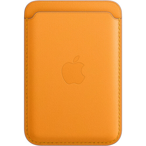 Apple iPhone Leather Wallet with MagSafe MHLP3ZM/A - California Poppy - Like New