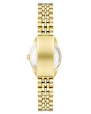 ARMITRON WOMEN'S GENUINE CRYSTAL ACCENTED BRACELET WATCH - GOLD/BLACK - Like New