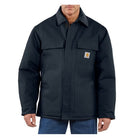 0C0003 Carhartt Men's Loose Fit Firm Duck Insulated Traditional Coat, 4XL - Navy - Brand New