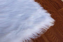 Masada Rugs, Faux Sheep Fur Shag Runner Area Rug 2 Feet X 7 Feet (White) - Brand New