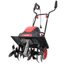 MZK 16" 13.5A Electric Tiller Cultivator,Foldable Rototiller, G-AC2502 - RED - Like New