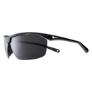 NIKE EV1128-001 TAILWIND 12 SUNGLASSES SHINY BLACK/WHITE FRAME COLOR, GREY LENS - Like New