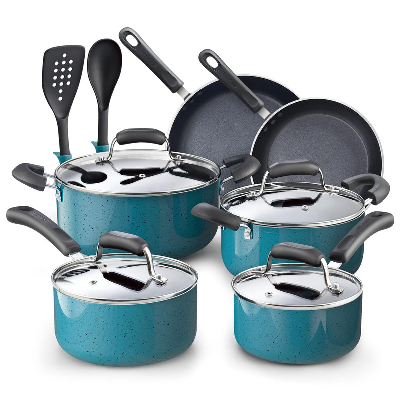 Cook N Home Pots and Pans Nonstick Cookware Set 12-Piece 02588-12P - T ...