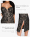 POPILUSH LACE COCKTAIL DRESSES WOMEN FORMAL PARTY L BLACK - Like New