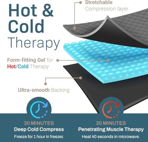 Allsett Health 2 Pack Adjustable Lower Back Pain Wrap Hot Cold Therapy Black Like New