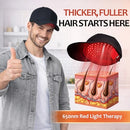 AUARWOOD LLLT LASER HAIR GROWTH CAP, 650nm Red Light Therapy, ONE SIZE - BLACK - Like New