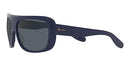 RAY-BAN RB2196 BLAIR RECTANGULAR SUNGLASSES BLUE FRAMES, BLUE LENSES 64MM - BLUE - Like New