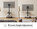 FITUEYES Rolling TV Stand for 19 to 43 Inch LCD LED Flat/Curved Panel Screen TVs - Like New