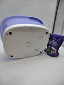 MOODRELISH FOOT SPA BATH MASSAGER HEAT BUBBLES AND VIBRATION MASSAGE - PURPLE - Like New