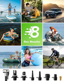 CAZITE 50PSI PADDLE BOARD PUMP ELECTRIC PORTABLE SUP AIR PUMP - RED/BLACK - Like New