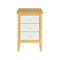ADEPTUS JELA EASY PIECES SOLID WOOD 3 DRAWER END TABLE NATURAL/WHITE FRONT - Like New