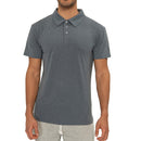 WARRIORS & SCHOLARS FAIRWAY S/S ACTIVE POLO , MEDIUM - GRAY - Brand New