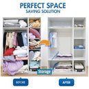 8 Jumbo Vacuum Storage Bags, Space Saver Bags, Vacuum Seal Bags with Hand Pump - Like New