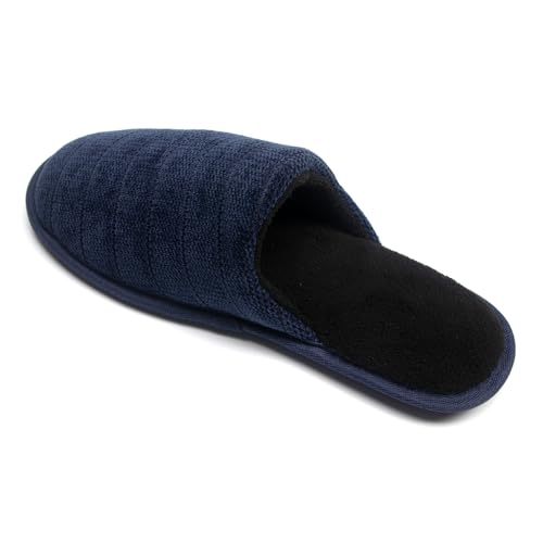 ROXONI MEN'S RONNOX HOUSE SLIPPER INDOOR/OUTDOOR SIZE 8.5-9.5 - NAVY - Brand New