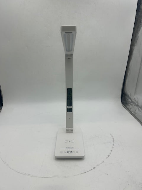 OVIOUIT 10W WIRELESS CHARGING TABLE LAMP WHITE - WHITE - Scratch & Dent