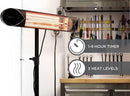 Briza Infrared Electric Patio Heater Portable Wall 1500W IT-HEQQ-1831 - Black - Like New