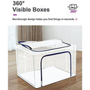 BlushBees Oxford Fabric Collapsible Storage Boxes 4 Large Size 20×16×15" - Brand New