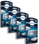 Febreze Car Vent Clip Air Freshener Odor Eliminator for Strong Odors 4 Pack - Brand New